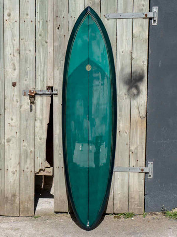 BOS Widowmaker Surfboard 6ft 10 FCS - Green