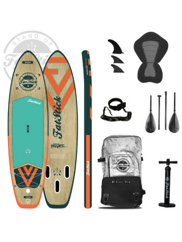 FatStick Wooden Menace Inflatable Paddle Board 11ft 2 - Package